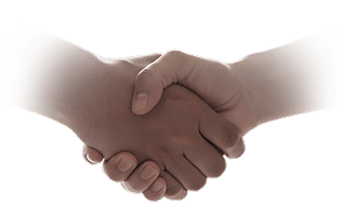 2 mains qui se joignent